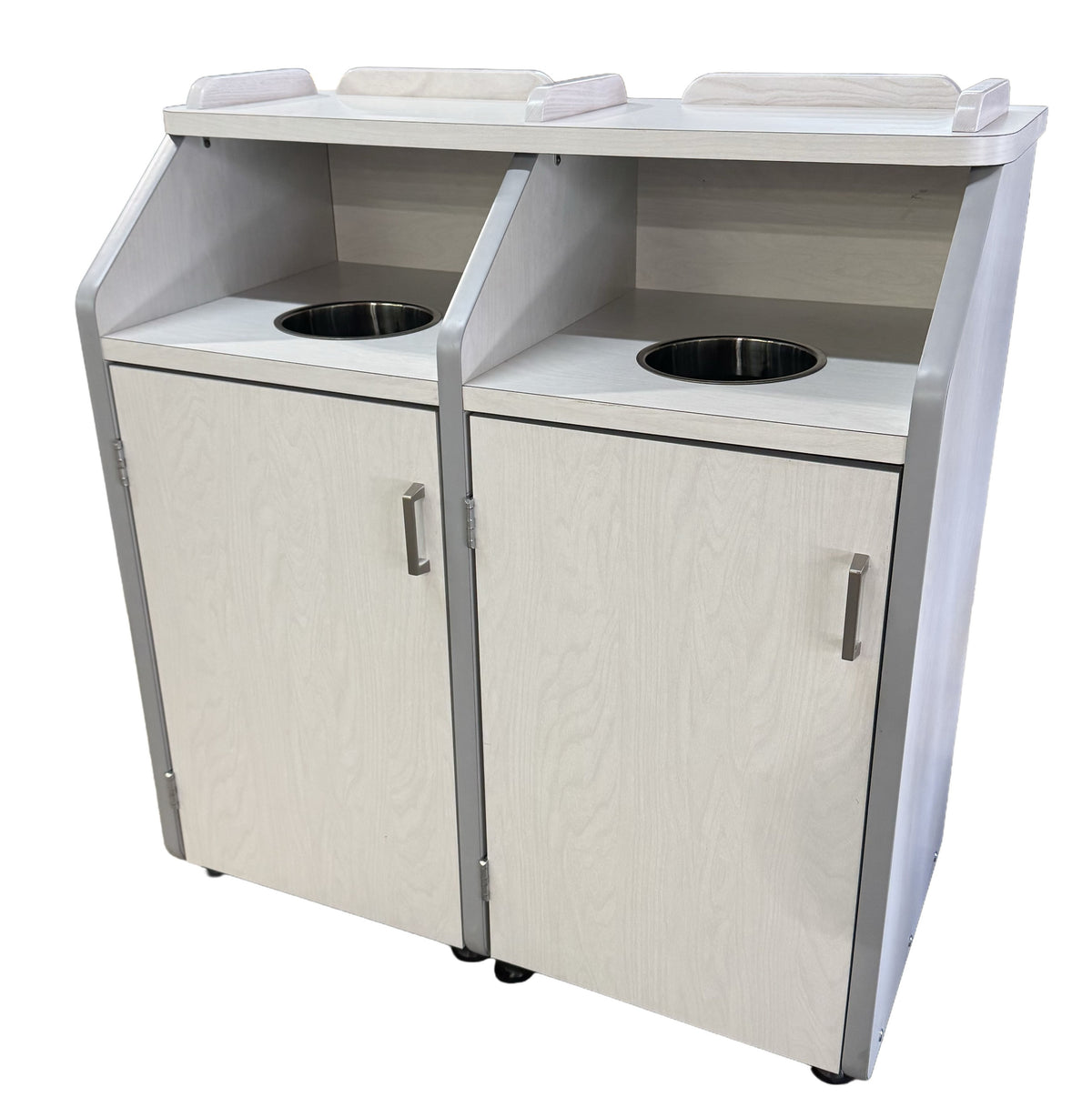 Double Trash Receptacle