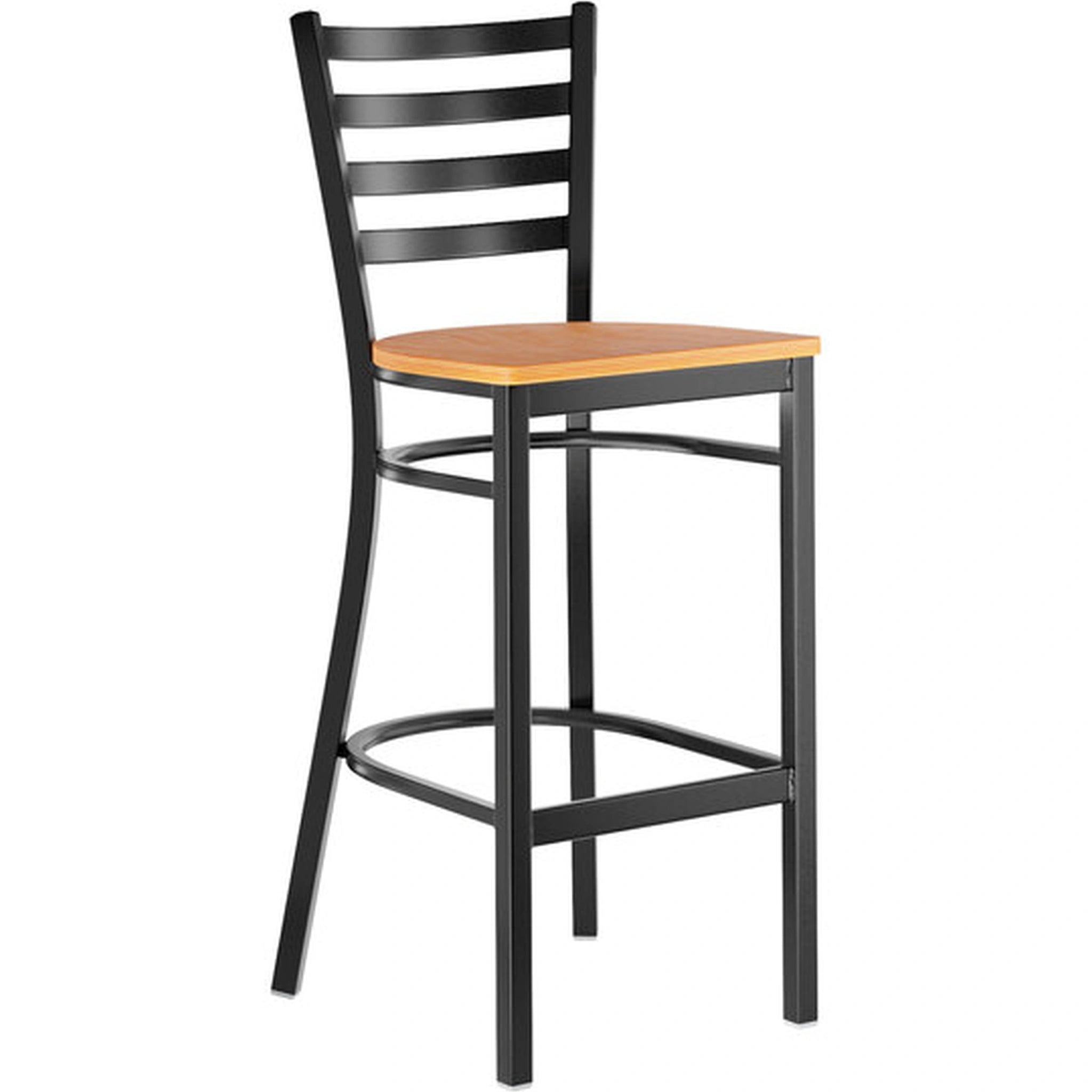 Metal Ladder Back Bar Stool