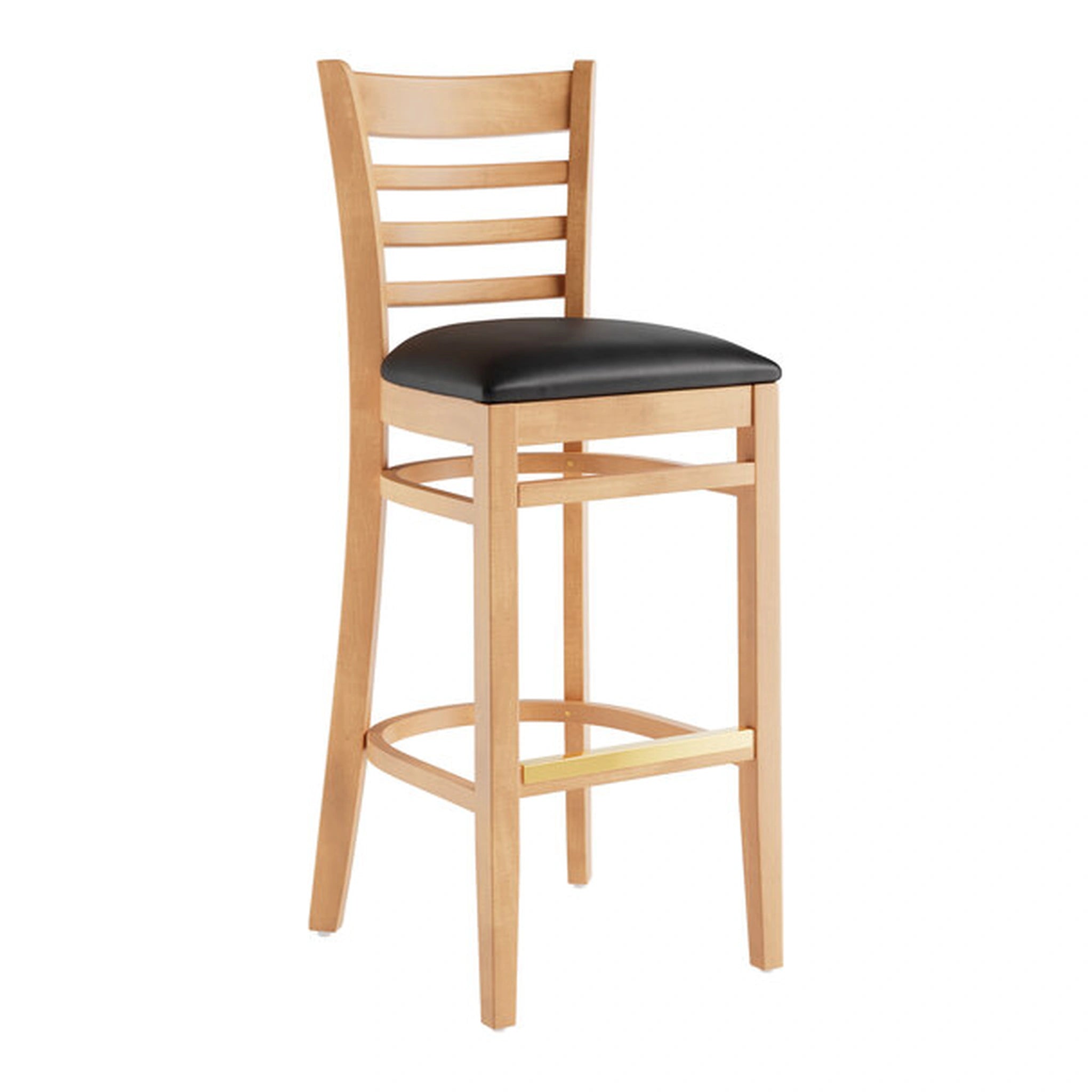 Wood Ladder Back Bar Stool